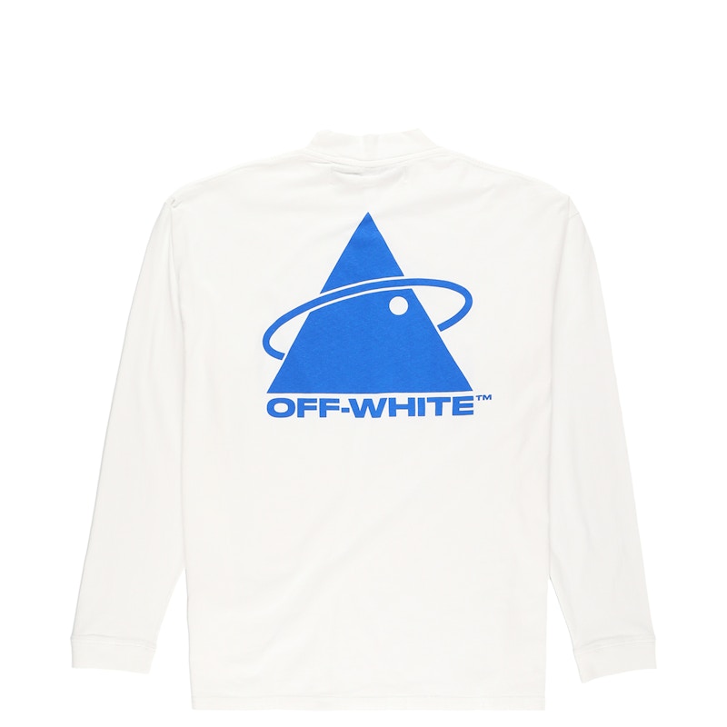 Off-White Triangle Planet Long Sleeve T-Shirt White/Blue 圖 2