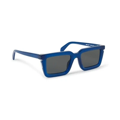 OFF-WHITE Tucson Square Sunglasses Blue/Dark Grey (OERI113S24PLA0014507-FR)