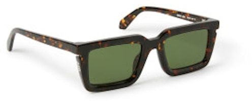 OFF-WHITE Tucson Square Sunglasses Tucson Havana/Green (OERI113S24PLA0016055-FR) OFF-WHITE Tucson Square Sunglasses Tucson Havana/Green (OERI113S24PLA0016055-FR)