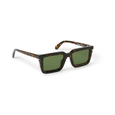 OFF-WHITE Tucson Square Sunglasses Tucson Havana/Green (OERI113S24PLA0016055-FR)