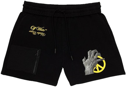 黑色/多色 Off-White Undercover 網眼短褲 Buy 黑色/多色 Off-White Undercover 網眼短褲