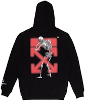 Hoodie Revers Kerangka Off-White Undercover Hitam/Multicolor Order Hoodie Revers Kerangka Off-White Undercover Hitam/Multicolor