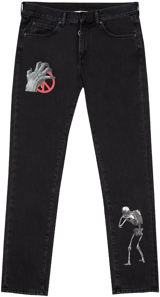 off-white-undercover-slim-5-pocket-denim-pants-black-multicolor