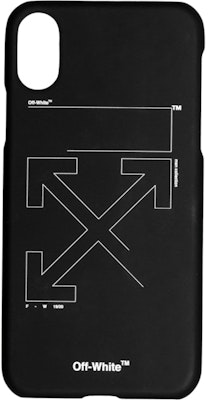 Off-White Unfinished Arrows iPhone X Case Black/White Buy Off-White Unfinished Arrows iPhone X Case Black/White