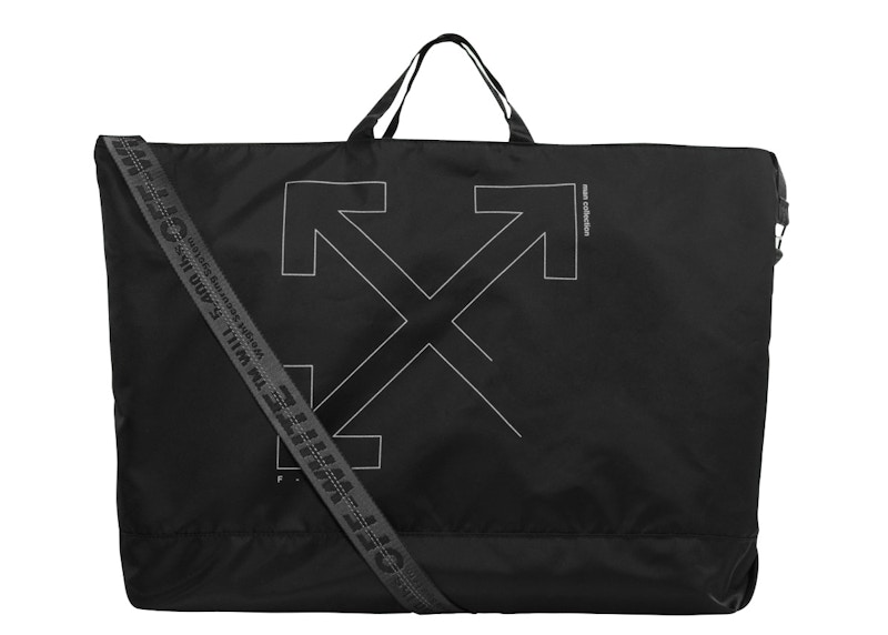 OFF-WHITE Unfinished Arrows Tote Bag Black