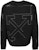 Off-White Unfinished Diag Sweatshirt Black/Silver