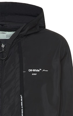 Off-White Unfinished Raincoat Black Lookbook Off-White Unfinished Raincoat Black