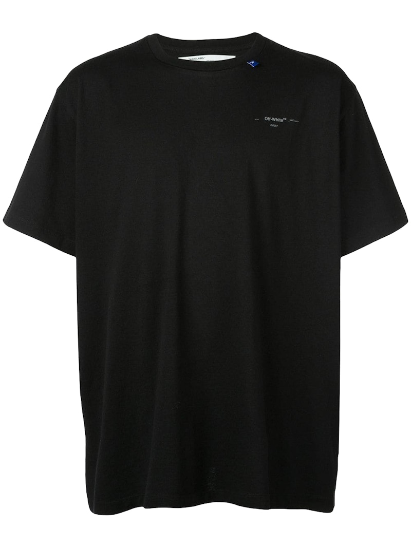 Off-White Unfinished T-Shirt Black/SIlver