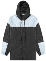 Off-White Unfinished Windbreaker Jacket Black/Grey Off-White Unfinished Windbreaker Jacket Black/Grey