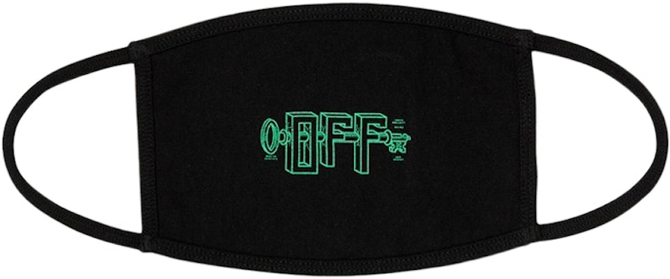 Off-White Universal Key Face Mask Black/Mint Buy Off-White Universal Key Face Mask Black/Mint