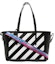 Buy OFF-WHITE Virgil Abloh Diagonal Stripes Binder Shoulder Bag Black