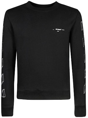 OFF-WHITE Virgil Abloh 图案棉质圆领卫衣 黑色 男款 OMBA025E181920021001 Lookbook OFF-WHITE Virgil Abloh 图案棉质圆领卫衣 黑色 男款 OMBA025E181920021001