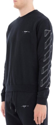 OFF-WHITE Virgil Abloh 图案棉质圆领卫衣 黑色 男款 OMBA025E181920021001 Details for OFF-WHITE Virgil Abloh 图案棉质圆领卫衣 黑色 男款 OMBA025E181920021001