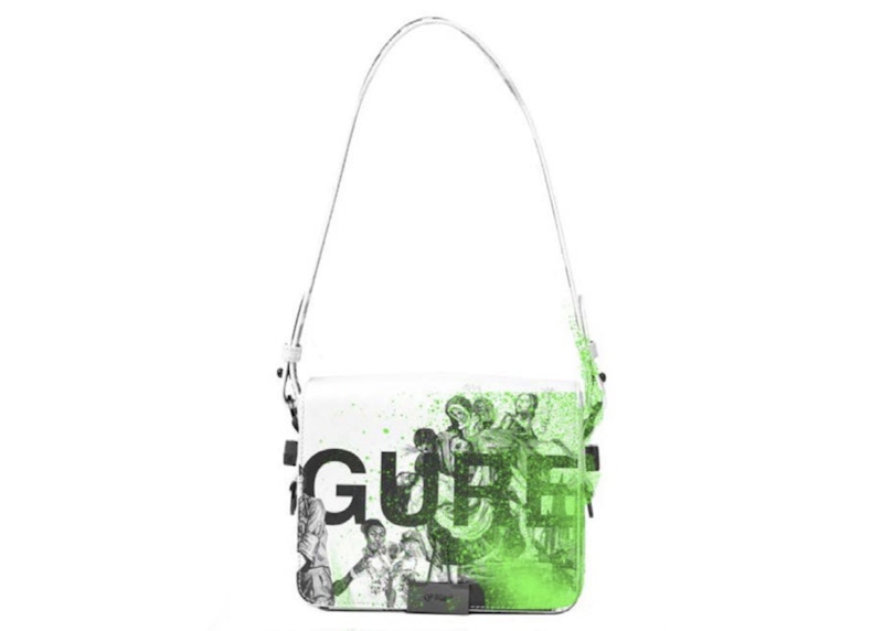 OFF-WHITE Virgil Abloh ICA Flap Bag 02 White/Green