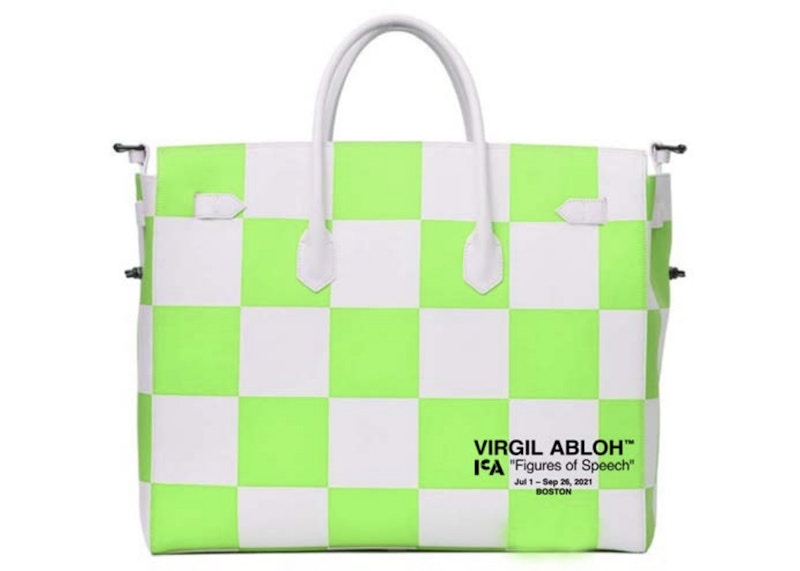 OFF-WHITE Virgil Abloh ICA Square Bag XL White/Green