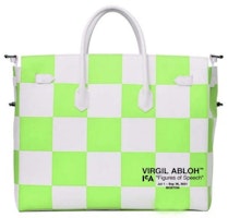 OFF-WHITE Virgil Abloh ICA Square Bag XL White/Green OFF-WHITE Virgil Abloh ICA Square Bag XL White/Green