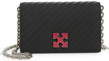OFF-WHITE Virgil Abloh Jitney 0.5 Arrow Logo Crossbody Bag Black OFF-WHITE Virgil Abloh Jitney 0.5 Arrow Logo Crossbody Bag Black