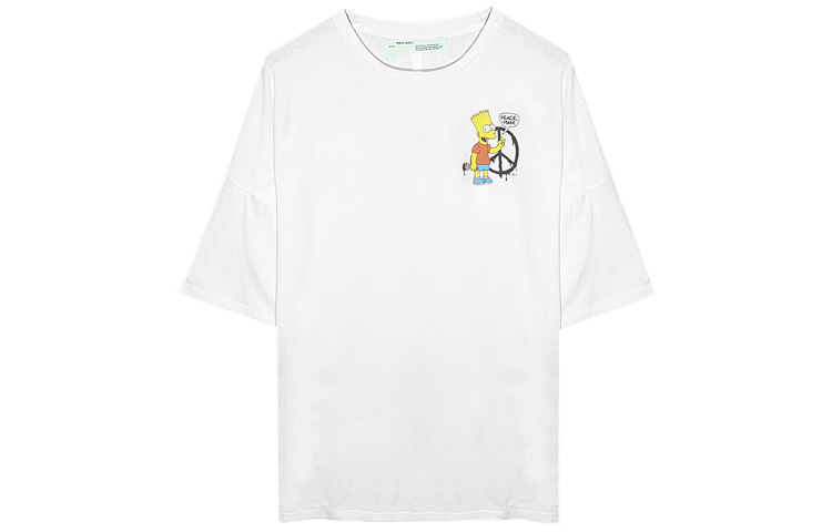 OFF-WHITE Virgil The Simpsons Arrow Tee White OMAA066S191850340188 圖 2