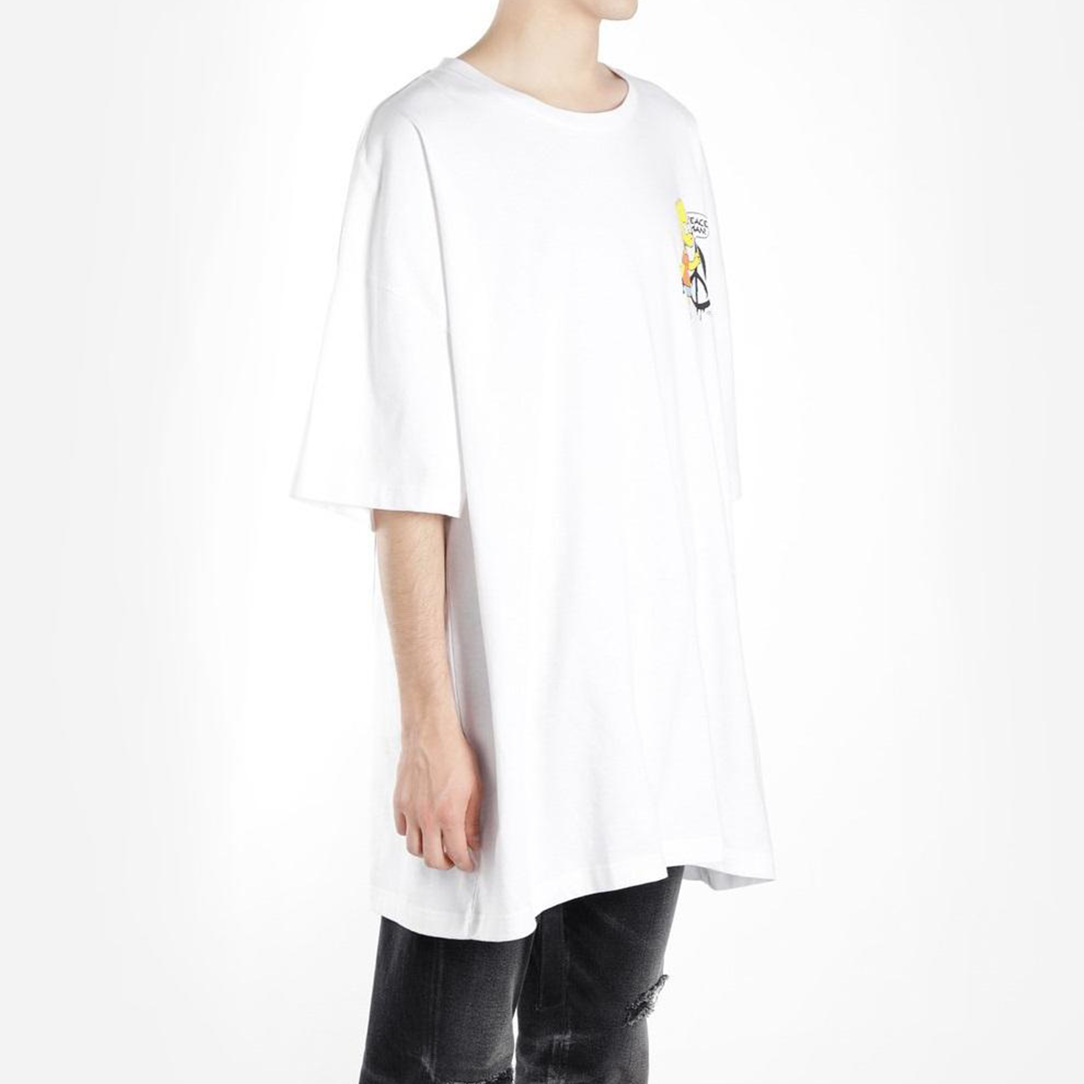 OFF-WHITE Virgil The Simpsons Arrow Tee White OMAA066S191850340188 圖 5