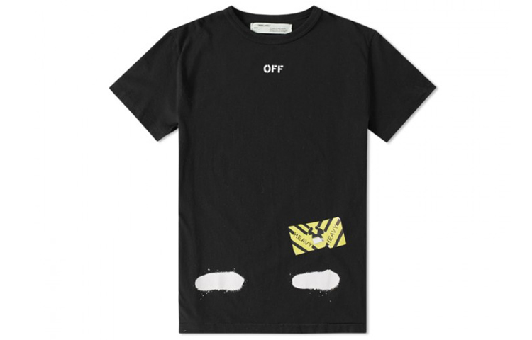 OFF-WHITE Virgil Tiger Print Short Sleeve T-Shirt Black OMAA002G20JER0111001 圖 3