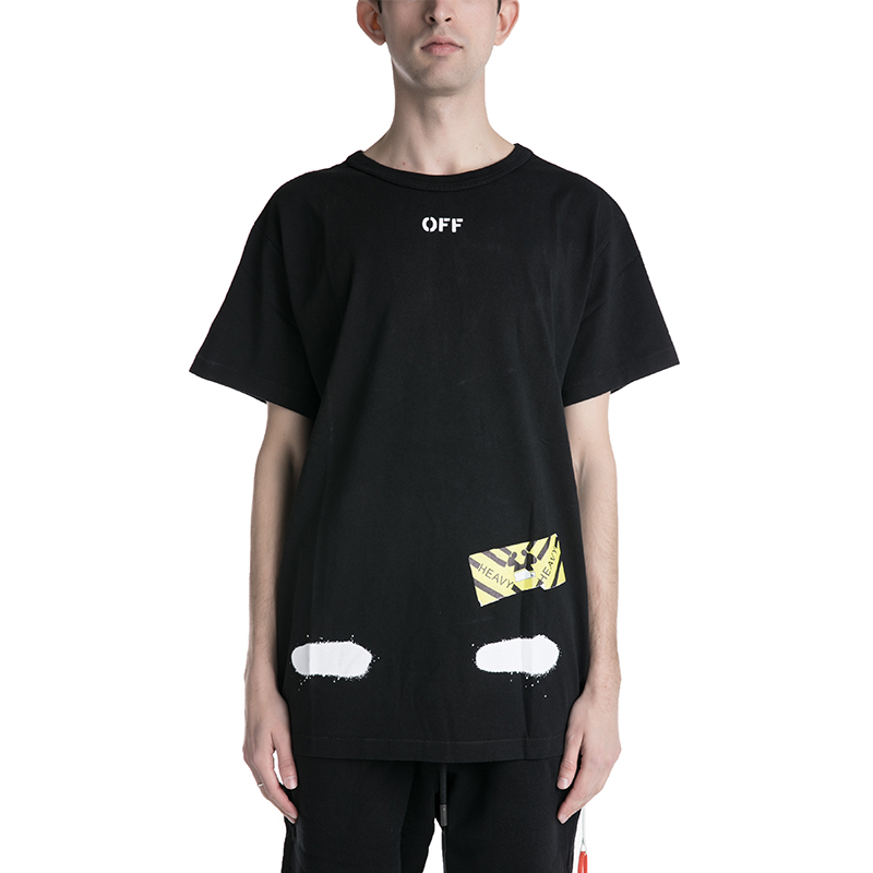 OFF-WHITE Virgil Tiger Print Short Sleeve T-Shirt Black OMAA002G20JER0111001 圖 4