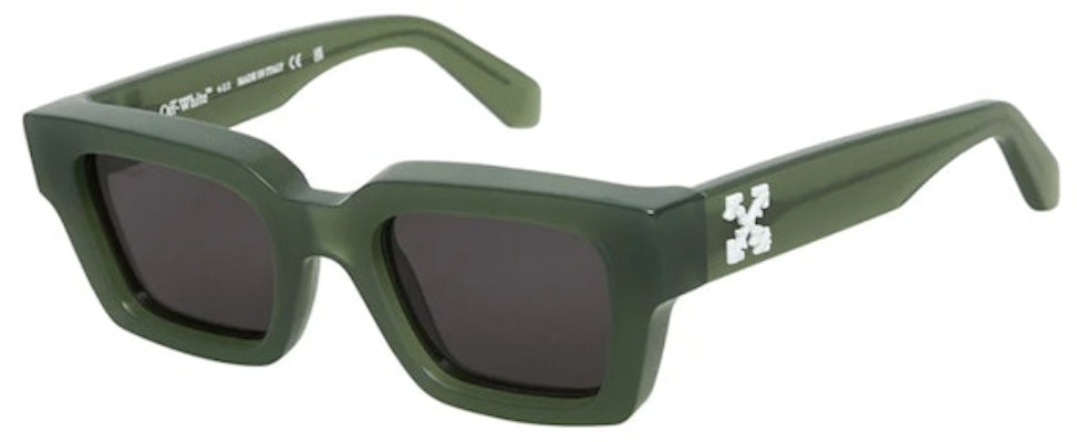 OFF-WHITE Virgil Rectangle Sunglasses Green/Grey (OERI008C99PLA0015507-FR) Buy OFF-WHITE Virgil Rectangle Sunglasses Green/Grey (OERI008C99PLA0015507-FR)
