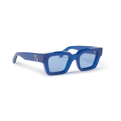 OFF-WHITE Virgil Square Sunglasses Blue/Light Blue (OERI126S24PLA0014540-FR)