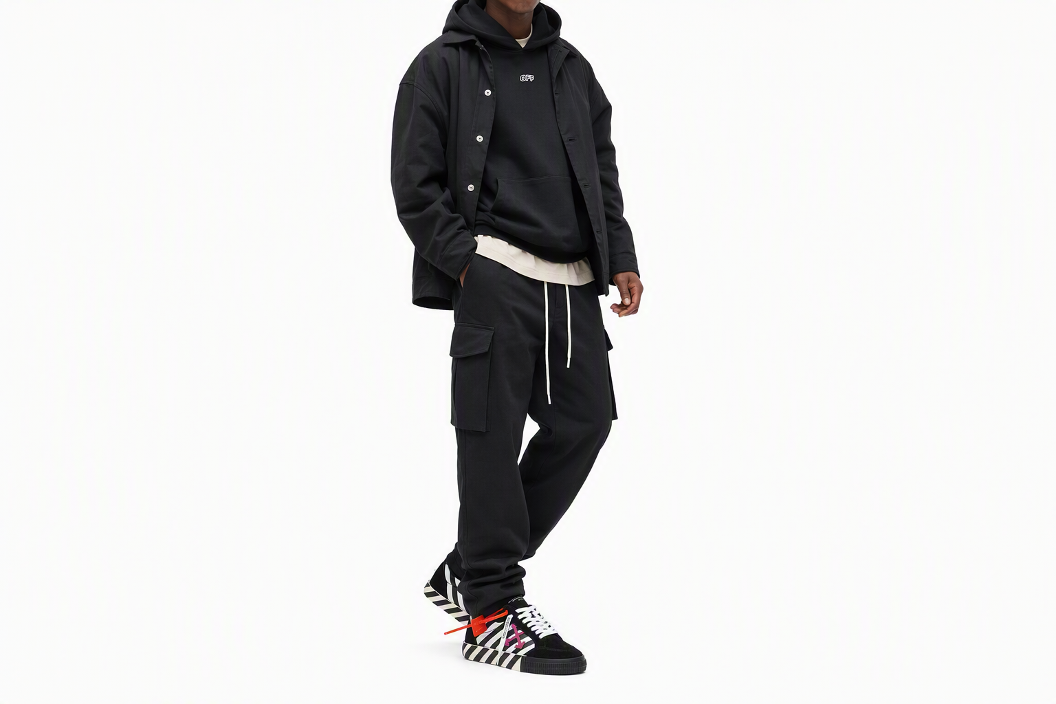 Order Off-White Vulc '黑白' OMIA085R20C210180129