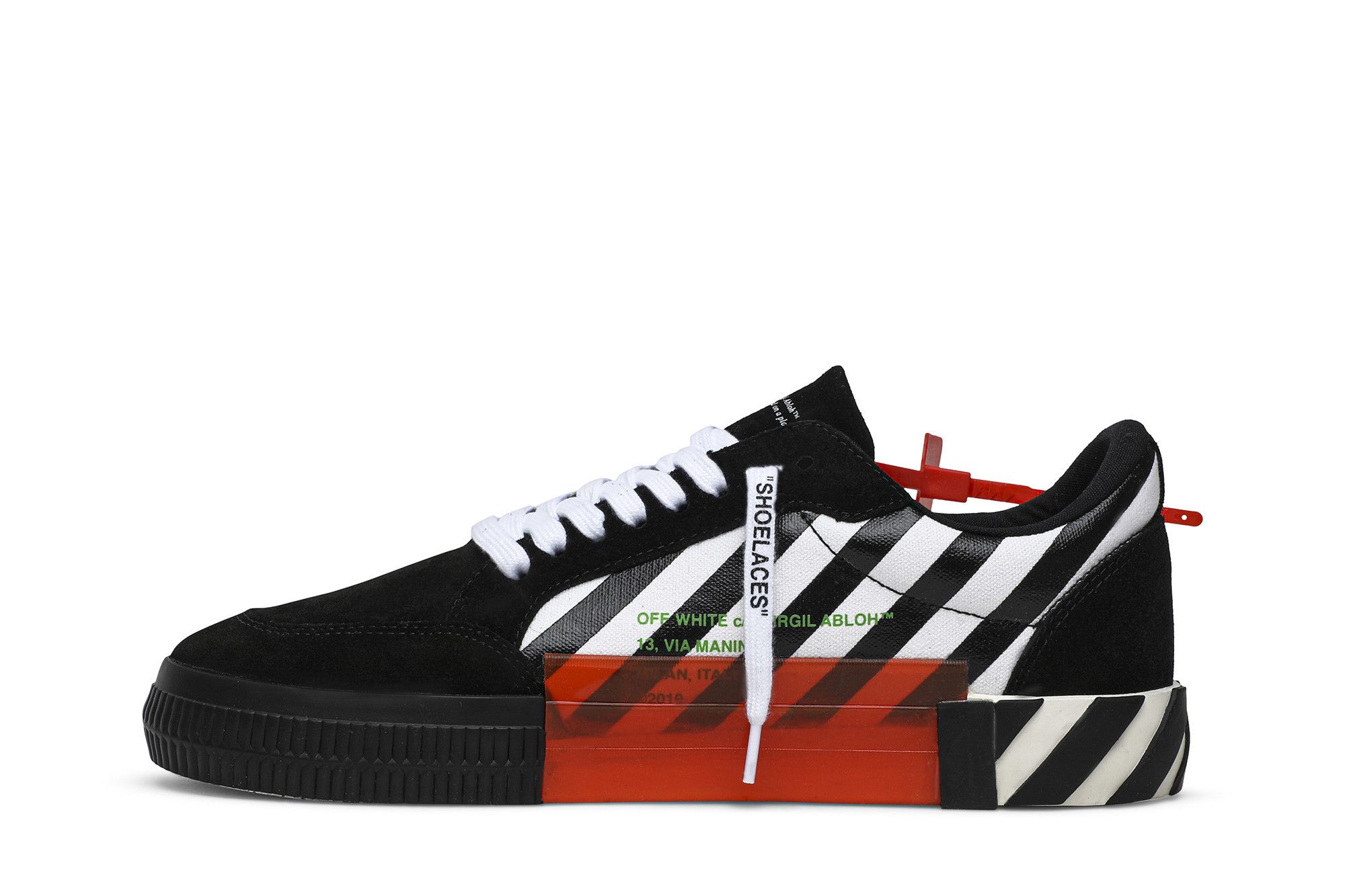 Shop Off-White Vulc '黑白' OMIA085R20C210180129