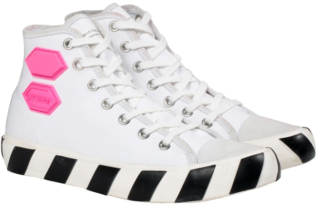 Off-White Vulc High Top 'Putih' Sneakers OMIA110R19C210350128 Shop Off-White Vulc High Top 'Putih' Sneakers OMIA110R19C210350128