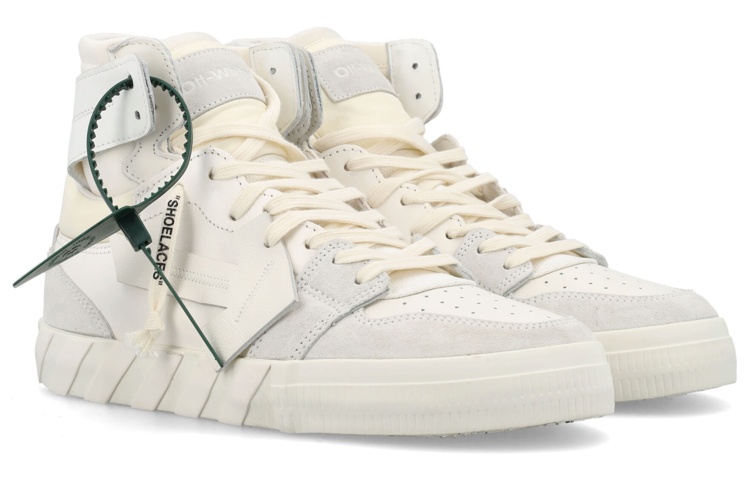 Lookbook Off-White Vulc High Blanco Blanco OMIA225F22LEA0010401