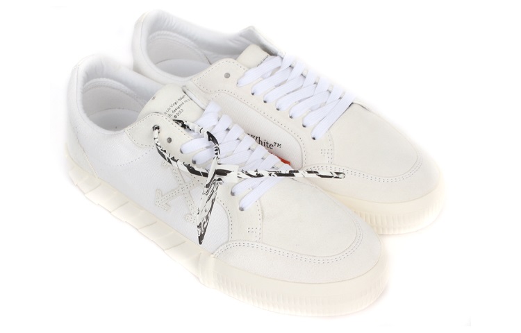 Shop オフホワイト バルカ ロー "オールホワイト" OMIA085E20FAB0030100