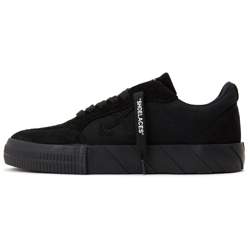 Off-White Vulc Low 'Black' OMIA085E20FAB0031000