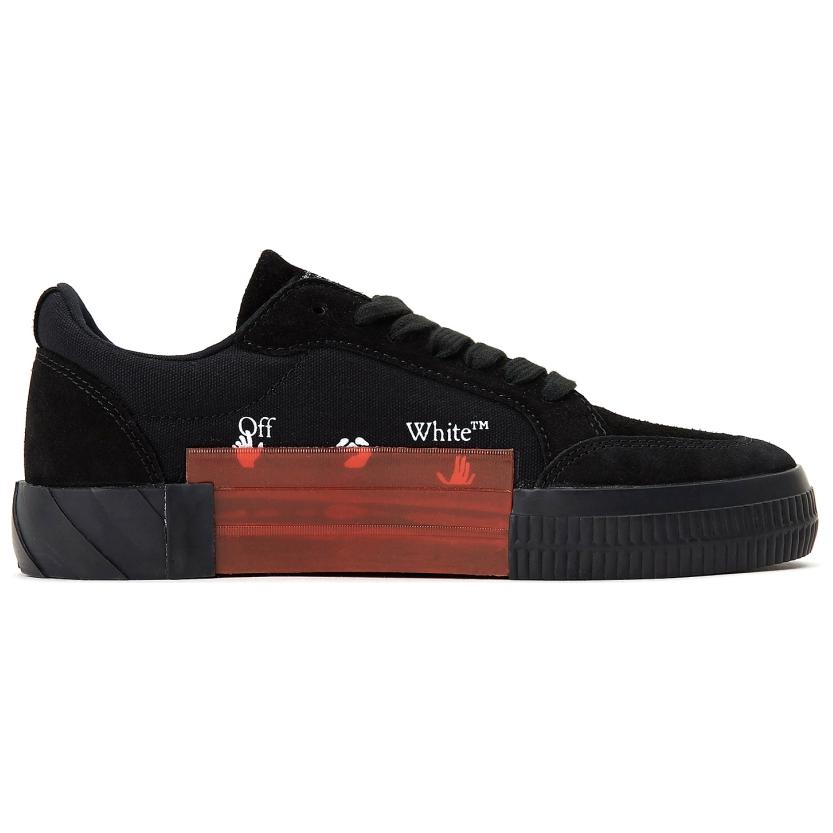 Order Off-White Vulc 低帮板鞋 '黑色' OMIA085E20FAB0031000