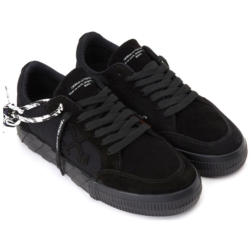Lookbook Off-White Vulc 低帮板鞋 '黑色' OMIA085E20FAB0031000