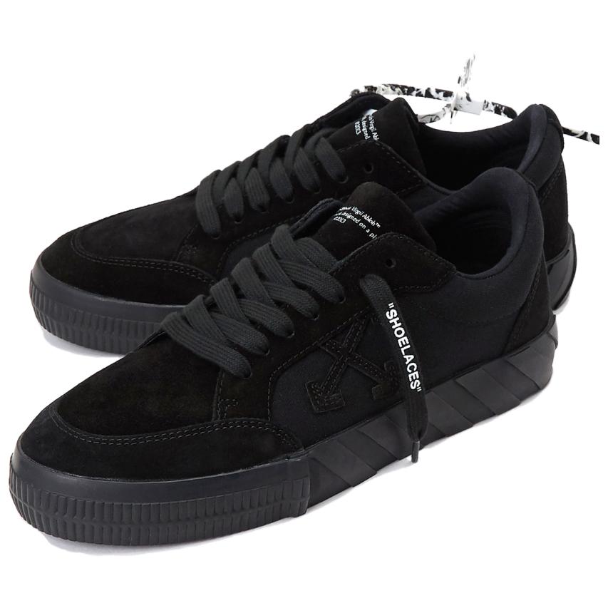 Shop Off-White Vulc 低帮板鞋 '黑色' OMIA085E20FAB0031000