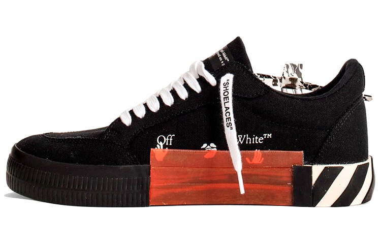 Off-White Vulc Low 'Black Purple' OMIA085E20FAB0011037