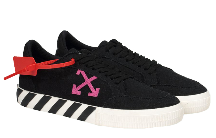 off white shoes vulc low black