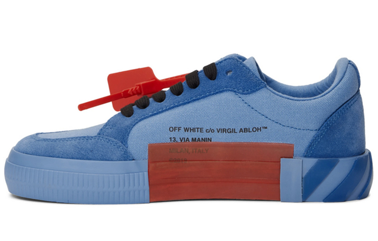 Buy Off-White Vulc Low 'Blue' 192607M237026
