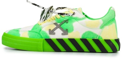 Off-White Vulc Low 'Tie-Dye - Green Yellow' OMIA085E20FAB0025555 Off-White Vulc Low 'Tie-Dye - Green Yellow' OMIA085E20FAB0025555