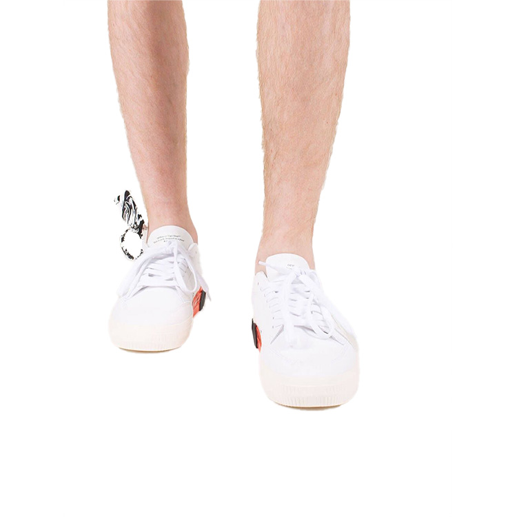 Sizing Off-White Vulc 低帮‘白色’款式 OMIA085E20FAB0010101