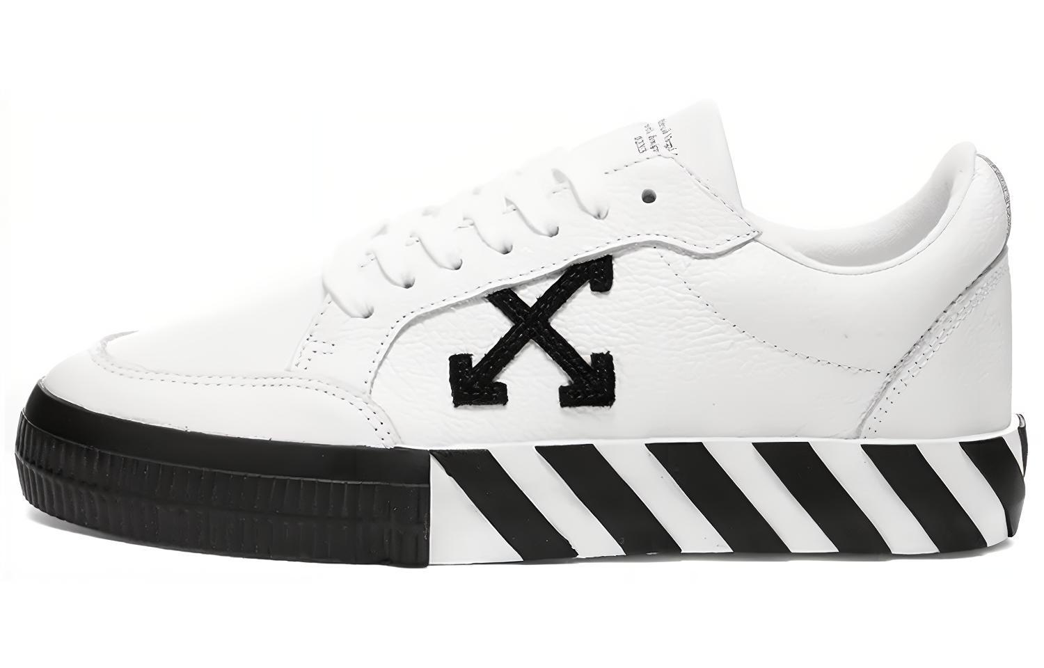 Off-White Vulc Low 'White Black' OMIA085E20LEA0010110