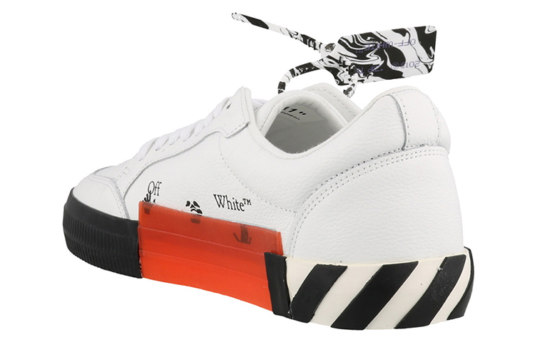 Lookbook OFF-WHITE Virgil Abloh 條紋 低幫休閒板鞋 白