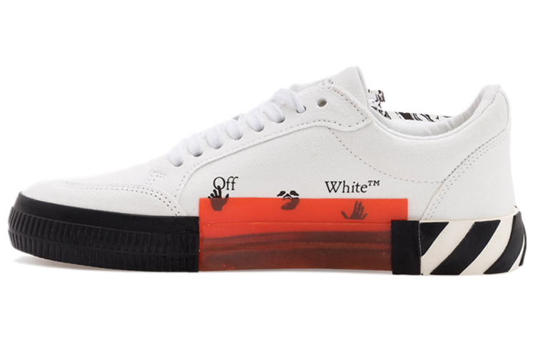 Off-White Vulc Low 'White Green' OMIA085E20FAB0010155