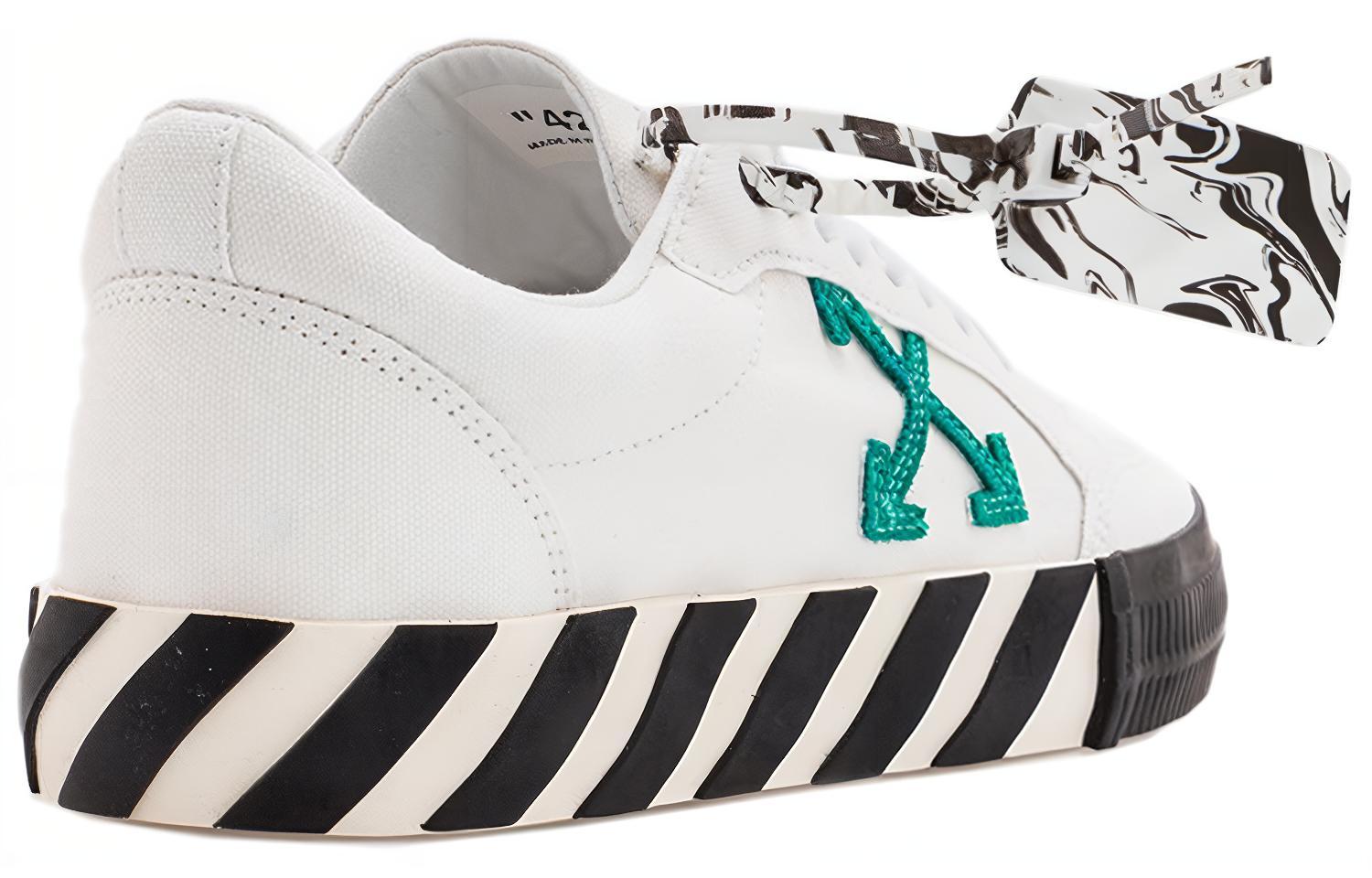 Lookbook Off-White Vulc Low ''Wit Groen'' OMIA085E20FAB0010155