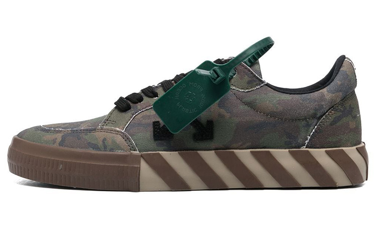 Off-White Vulc Low Camouflage Brown OMIA085F22FAB0045610