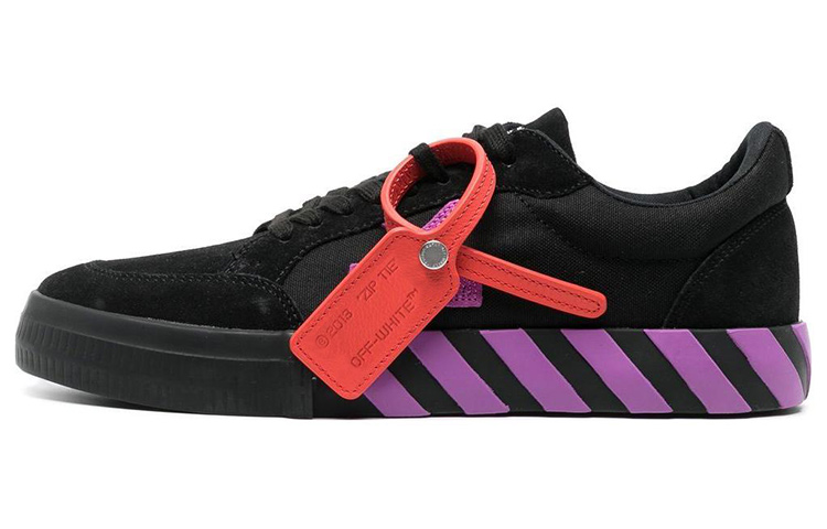 Off-White Vulc Low Orchid 'Black'