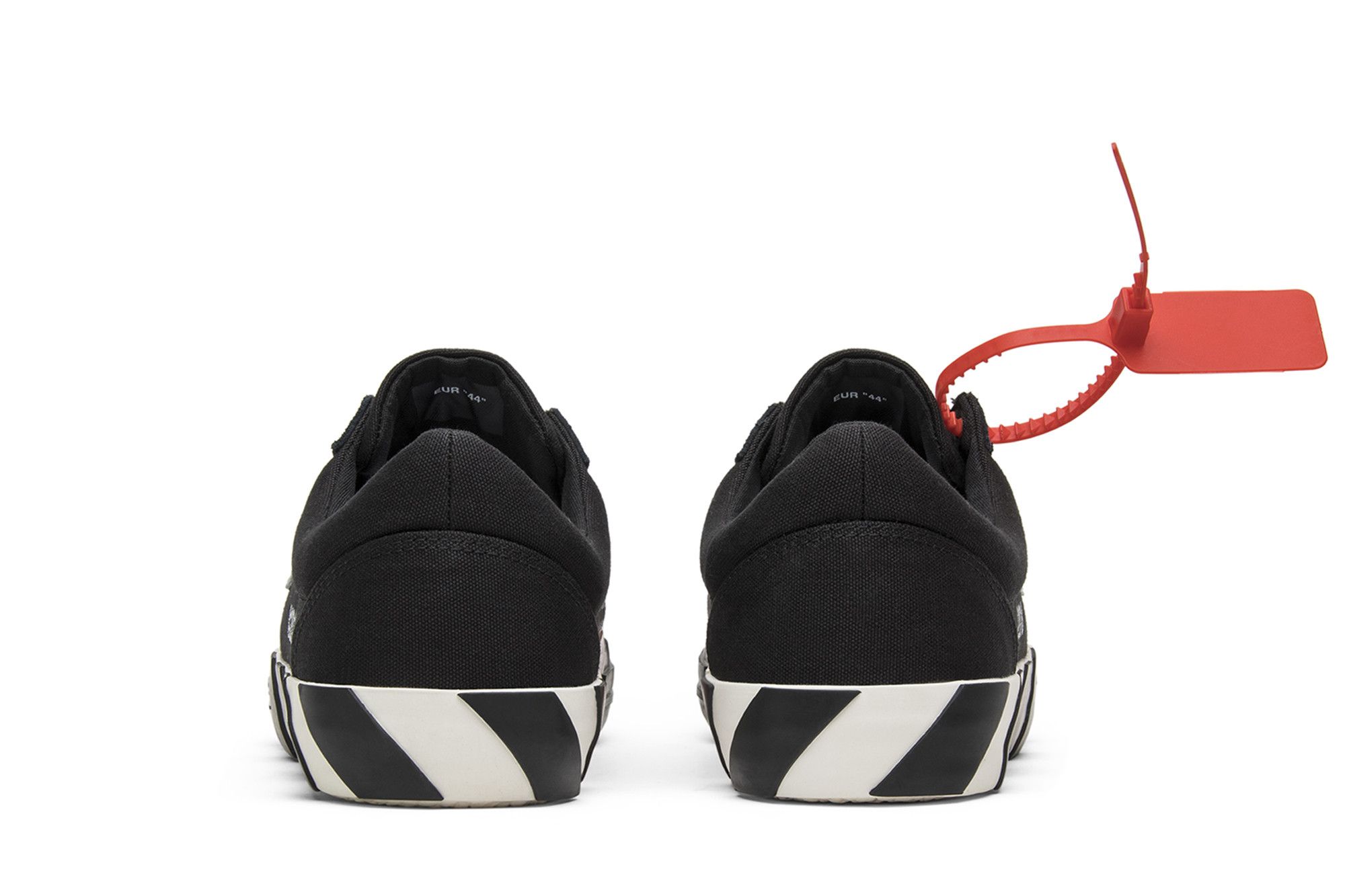 Sizing 오프화이트 블랙 로우탑 벌크 (Off-White Black Low Top Vulc) OMIA085E183510011000