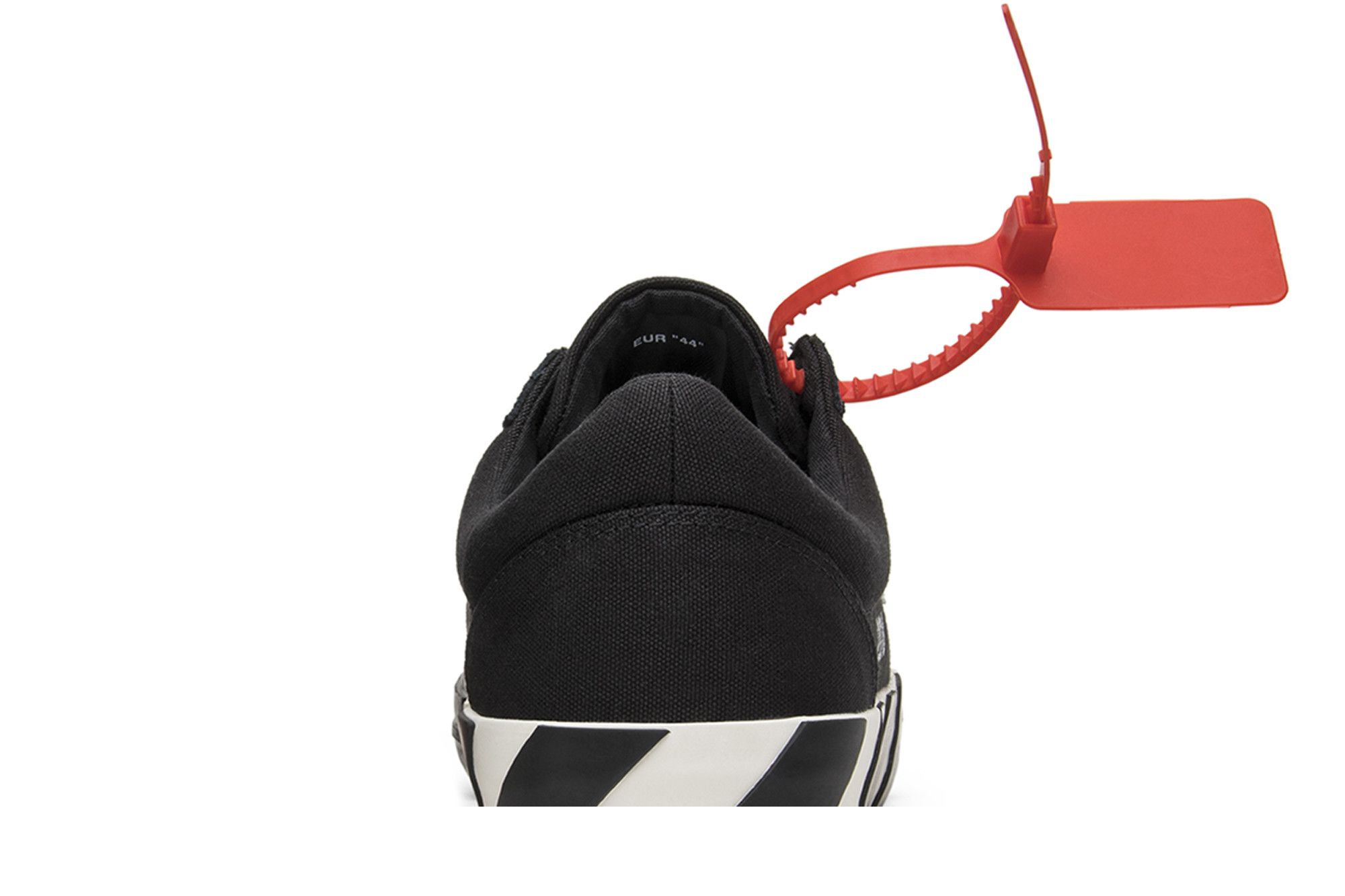 Cheap 오프화이트 블랙 로우탑 벌크 (Off-White Black Low Top Vulc) OMIA085E183510011000