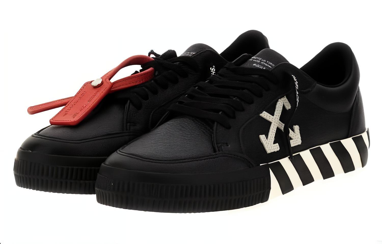 Off-White Vulc Sneaker 2023 'Black White' 圖 3